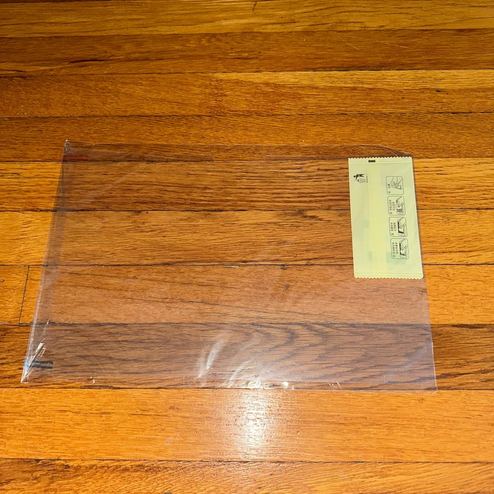 Clear laptop screen protector!